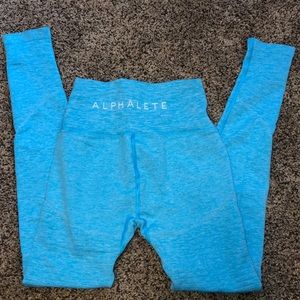 R6 Cayman Blue Alphalete leggings